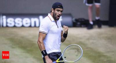 Andy Murray - Nick Kyrgios - Matteo Berrettini - Oscar Otte - Matteo Berrettini fights through to Stuttgart final - timesofindia.indiatimes.com - Germany - Italy - London