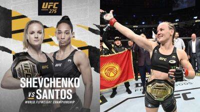 UFC 275: Chael Sonnen breaks down how Talia Santos can beat Valentina Shevchenko