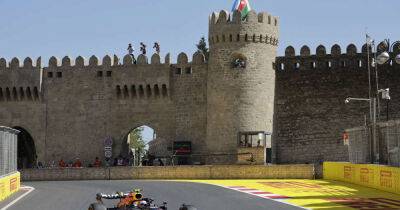Motor racing-Perez edges out Leclerc in final F1 practice in Azerbaijan