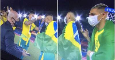 Richarlison genuinely called FIFA president Gianni Infantino 'baldie' after winning Olympic gold