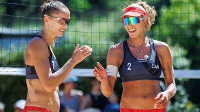 Canadian women stay unbeaten at beach volleyball worlds with straight-set victories - cbc.ca - Switzerland - Italy - Usa - Canada -  Rome - Paraguay
