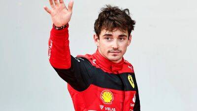 Charles Leclerc claims pole for Azerbaijan GP as Lewis Hamilton faces stewards