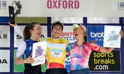 Lorena Wiebes - Women’s Tour cycling: Elisa Longo Borghini takes glory by single second - theguardian.com - Britain - Italy - Australia - county Brown - county Oxford