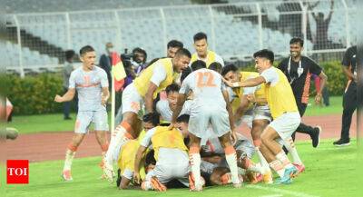 Lionel Messi - India beat Afghanistan 2-1 in Asian Cup Qualifiers - timesofindia.indiatimes.com - Argentina - India - Afghanistan - Hong Kong - Cambodia -  Hong Kong - county Salt Lake