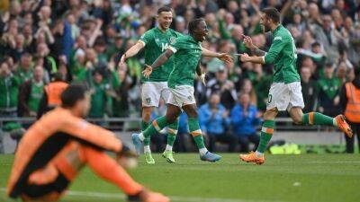 Michael Obafemi - Stephen Kenny - Alan Browne - Troy Parrott - 'I was like, hit it' - Goal scorer Obafemi on wonder strike - rte.ie - Scotland - Ireland - county Green