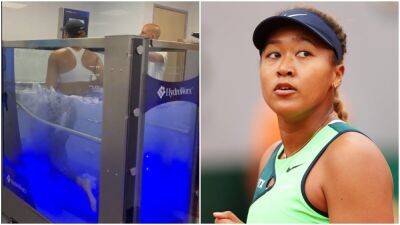Naomi Osaka - Naomi Osaka runs on underwater treadmill to battle"stubborn" achilles injury - givemesport.com - Italy - Madrid