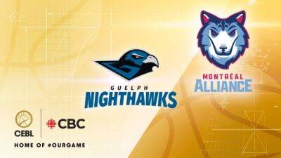 Watch CEBL: Montreal Alliance vs. Guelph Nighthawks