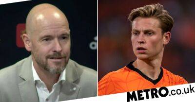 What Erik ten Hag told Frenkie de Jong to convince Barcelona star to join Manchester United