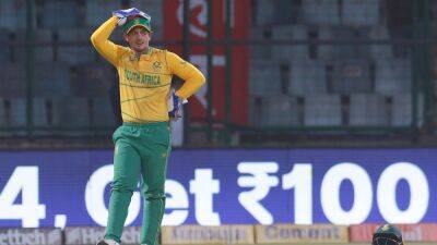 Quinton De-Kock - Quinton de Kock On The Brink Of Becoming 2nd Wicketkeeper After MS Dhoni To Achieve This Feat In T20Is - sports.ndtv.com - South Africa - India