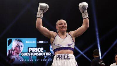 Lauren Price enjoys unanimous points victory on pro debut at Wembley