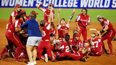 Oklahoma beats Texas to secure second straight Women’s College World Series title