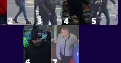Police issue images of seven Leicester City fans over violent disorder ahead of FA Cup match against Nottingham Forest
