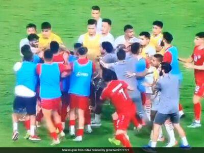 Watch: Footballers Come To Blows After India Beat Afghanistan In AFC Asian Cup Qualifier