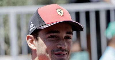 Motor racing-Leclerc out of Azerbaijan GP in double Ferrari failure