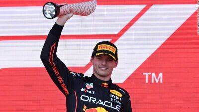 Max Verstappen wins Azerbaijan Grand Prix to extend championship lead as both Ferraris suffer DNFs