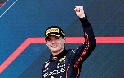 Max Verstappen - Lewis Hamilton - George Russell - Sergio Perez - Charles Leclerc - Carlos Sainz - Verstappen wins in Baku to boost title defence as Leclerc limps out - beinsports.com -  Baku - Azerbaijan