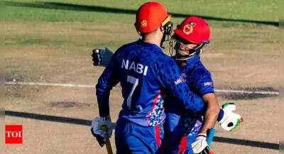 Zadran, Nabi star as Afghanistan beat Zimbabwe by 21 runs to win T20 series