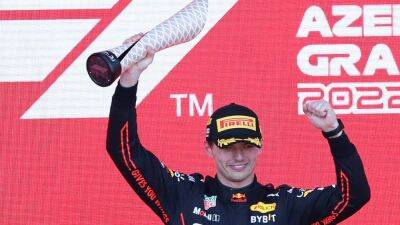 Max Verstappen claims Azerbaijan GP after double disaster for Ferrari