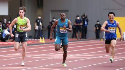 Coleman narrowly wins 100-metre event with season-best effort at NYC Grand Prix