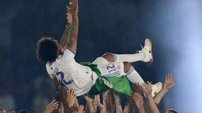 Marcelo given Real Madrid send-off ceremony after an incredible 25 trophies - in pictures