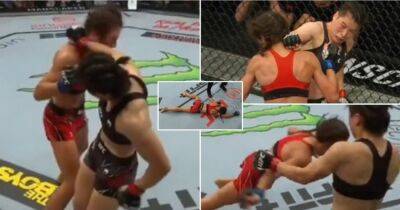 Weili Zhang's viral KO of Joanna Jedrzejczyk looks even more brutal in slow motion