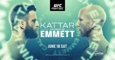 Kevin Holland - UFC Fight Night: Kattar vs Emmett Fight Card - msn.com - Britain - Usa - Singapore