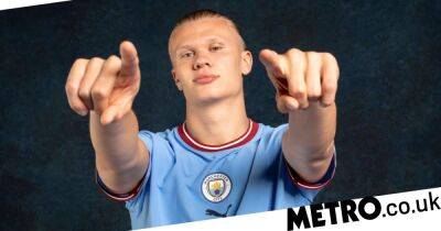 Erling Haaland confident of winning trophies and scoring goals as Manchester City unveil new signing - metro.co.uk - Manchester - Norway