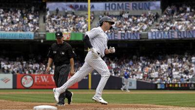 Yankees' Kyle Higashioka tees off on 35 mph pitch, New York railroads Cubs - foxnews.com - New York -  New York -  Chicago - state Colorado