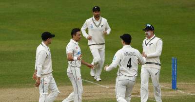 James Anderson - Stuart Broad - Christian Radnedge - Trent Boult - Daryl Mitchell - Tom Latham - Tim Southee - Michael Bracewell - Matthew Potts - Cricket-New Zealand lead by 41 at lunch on fourth day - msn.com - New Zealand