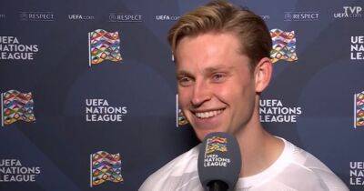 Barcelona fans are convinced Manchester United target Frenkie de Jong is staying after interview