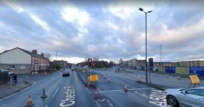 Arrest made after man seen 'brandishing a knife' on busy major road