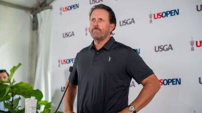 Phil Mickelson talks LIV Golf, PGA Tour, fans' reception as part of U.S. Open news conference