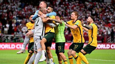 Australia advance to World Cup after shootout success over Peru