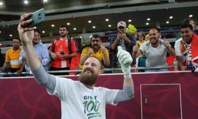 Andrew Redmayne - Graham Arnold - Mat Ryan - ‘I’m no hero’: Andrew Redmayne enters history books as Socceroos reach World Cup - theguardian.com - Qatar - Australia - Peru