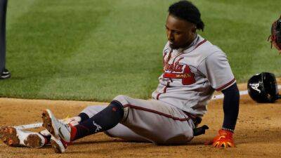 Surging Atlanta Braves lose star second baseman Ozzie Albies with fractured left foot in fifth inning - espn.com - Washington - New York -  Atlanta -  Washington