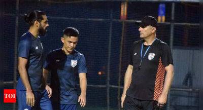 Sunil Chhetri - Asian Cup qualifiers: With a 'wonderful headache', Stimac's India eye the 'big prize' - timesofindia.indiatimes.com - India - Afghanistan - Hong Kong -  Hong Kong - county Salt Lake