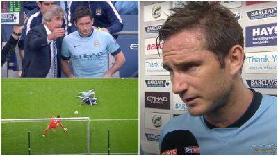 Frank Lampard: Chelsea legend's interview after scoring vs club for Man City