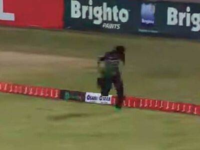 Pakistan vs West Indies: Khushdil Shah's Running Catch Is Athleticism At Its Best. Watch