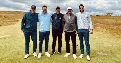 Bayern Munich - Giovanni Van-Bronckhorst - Owen Hargreaves - Roy Makaay enjoys Rangers break as he hits the greens with Bayern Munich pals at St Andrews - dailyrecord.co.uk