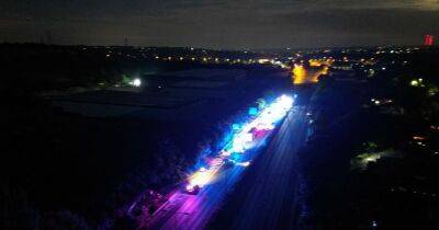 Police arrest teenager as three men die in tragic M606 van and taxi crash - manchestereveningnews.co.uk