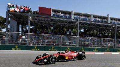 Max Verstappen - Charles Leclerc - Carlos Sainz - Ferrari find 'short-term fix' for hydraulics problem - channelnewsasia.com - Spain - Canada - Monaco -  Baku - Azerbaijan
