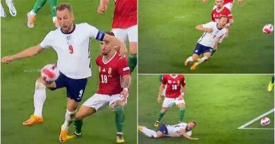 Harry Kane slammed for ‘dive’ during England 0-4 Hungary - but was there contact?