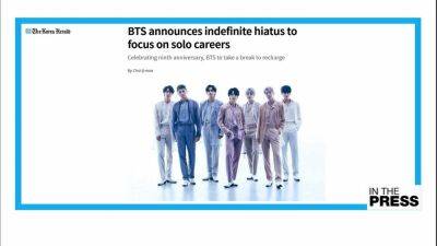 K-Pop group BTS announces hiatus after nine years - france24.com - France - Saudi Arabia - South Korea