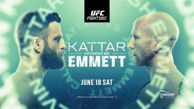 UFC Fight Night: Kattar vs Emmett Betting Odds