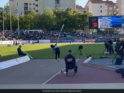 Watch: Neeraj Chopra Shares Video Of National Record Breaking Throw