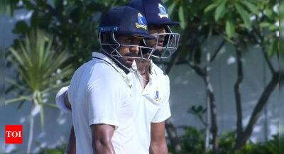 Ranji Trophy: Manoj Tiwary and Shahbaz Ahmed keep Bengal afloat as MP hold upper-hand - timesofindia.indiatimes.com - India