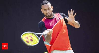 Nick Kyrgios - No sweat as impressive Kyrgios sees off Tsitsipas in Halle - timesofindia.indiatimes.com - Germany - Australia -  Stuttgart