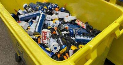 Kilos of nitrous oxide seized at Parklife festival as bins pictured full of cannisters