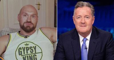 Anthony Joshua - Tyson Fury - Piers Morgan - Tyson Fury vows to give Piers Morgan £1million if he fights again - msn.com