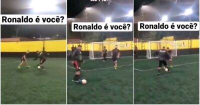 Lionel Messi - Cristiano Ronaldo - Ronaldo Nazario - Ronaldo: Viral footage appears to show Brazil legend playing five-a-side - givemesport.com - Spain - Brazil -  Lima